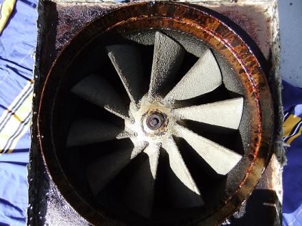 Commercial Kitchen Exhaust Fan - Before