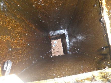 Vertical Ducting Rise - Before